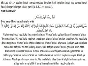 Shalat Witir: Penutup Malam yang Penuh Berkah (Syabab.com)