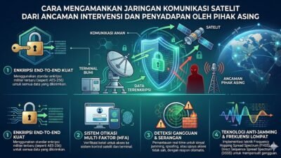 Cara Mengamankan Jaringan Komunikasi Satelit Dari Ancaman Intervensi Dan Penyadapan Oleh Pihak Asing